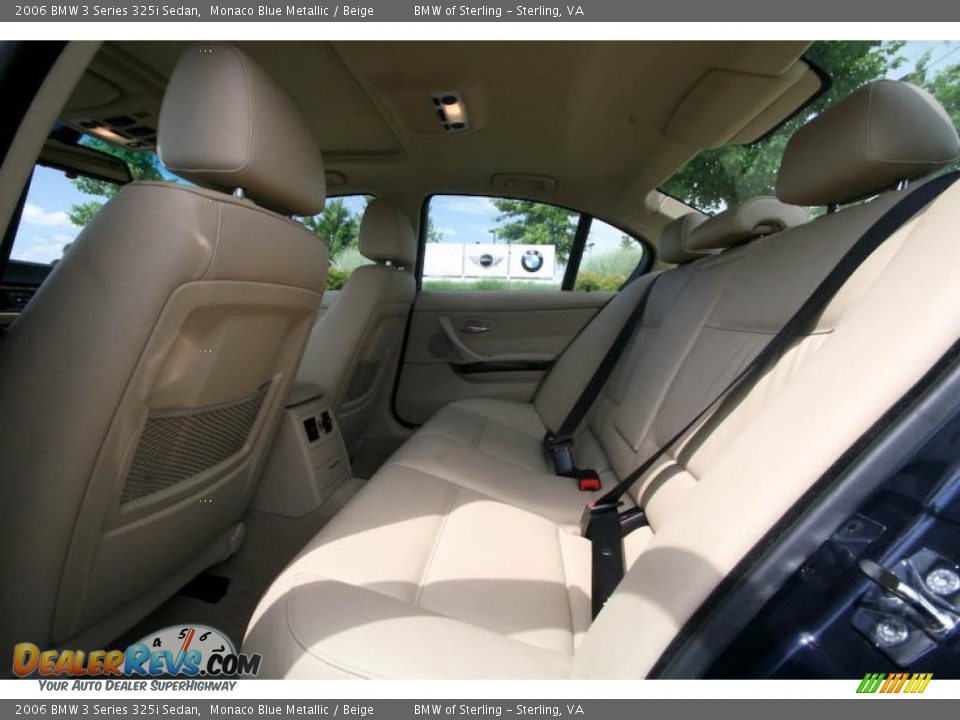 2006 BMW 3 Series 325i Sedan Monaco Blue Metallic / Beige Photo #12