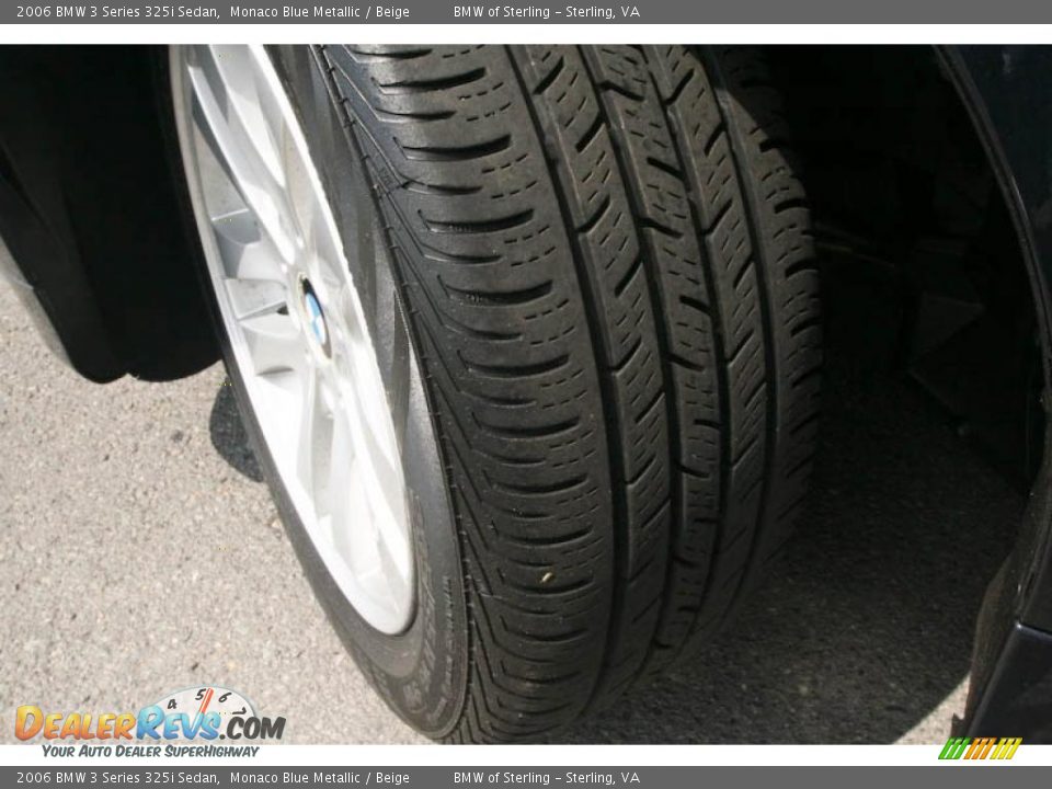 2006 BMW 3 Series 325i Sedan Monaco Blue Metallic / Beige Photo #16