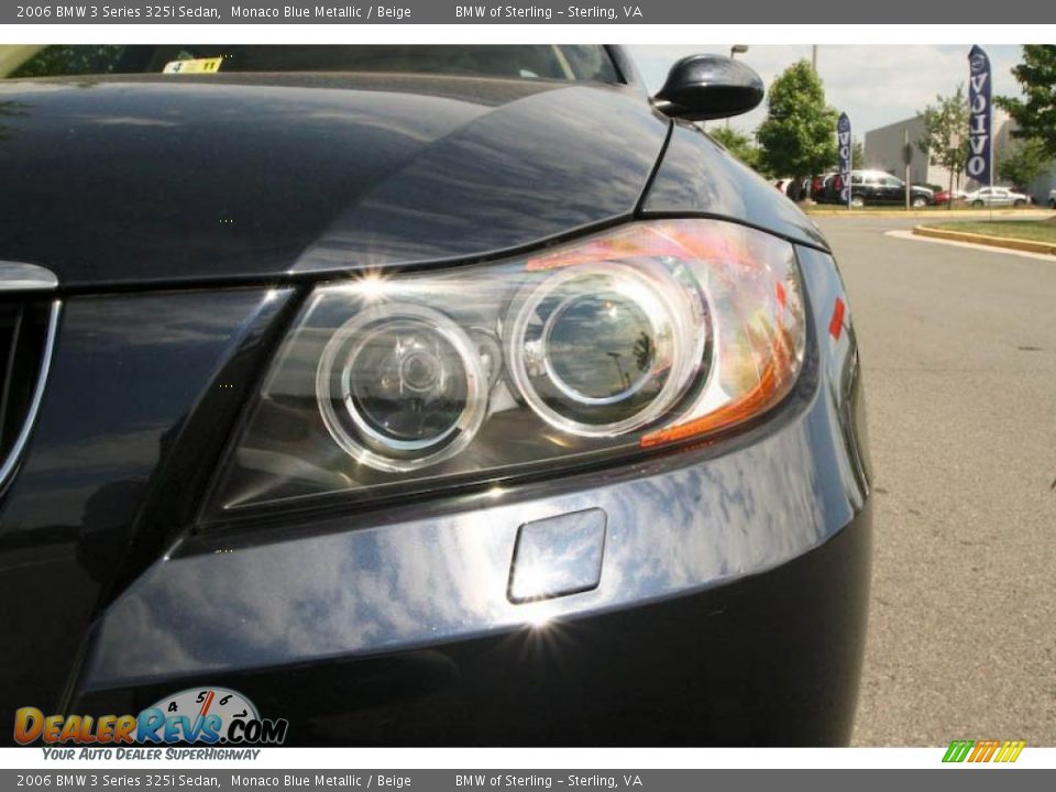 2006 BMW 3 Series 325i Sedan Monaco Blue Metallic / Beige Photo #17