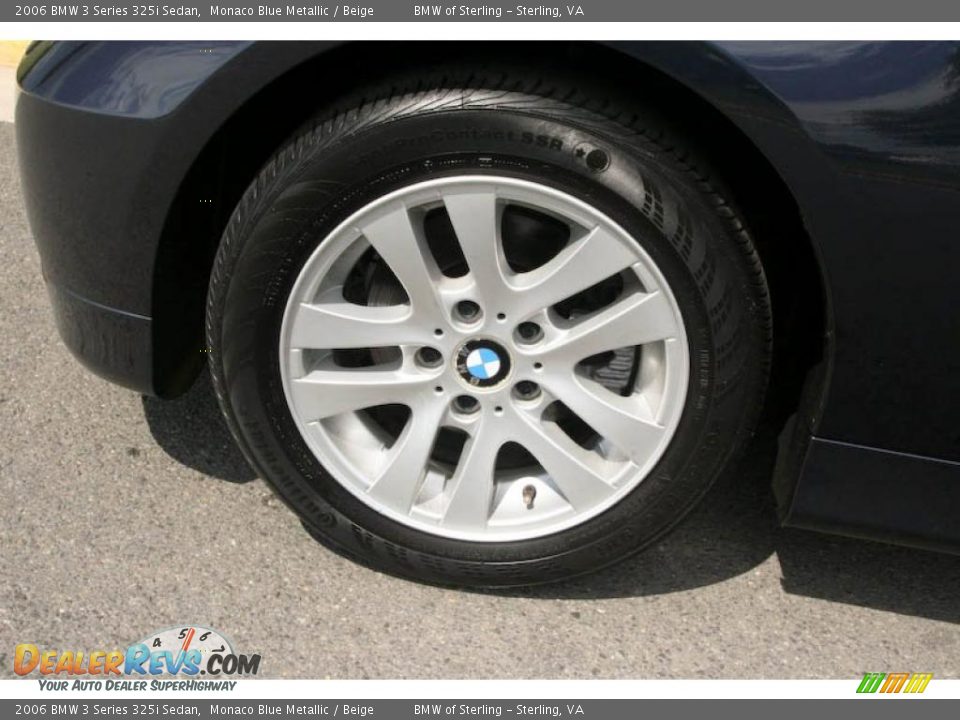 2006 BMW 3 Series 325i Sedan Monaco Blue Metallic / Beige Photo #19