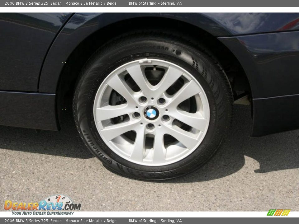 2006 BMW 3 Series 325i Sedan Monaco Blue Metallic / Beige Photo #20