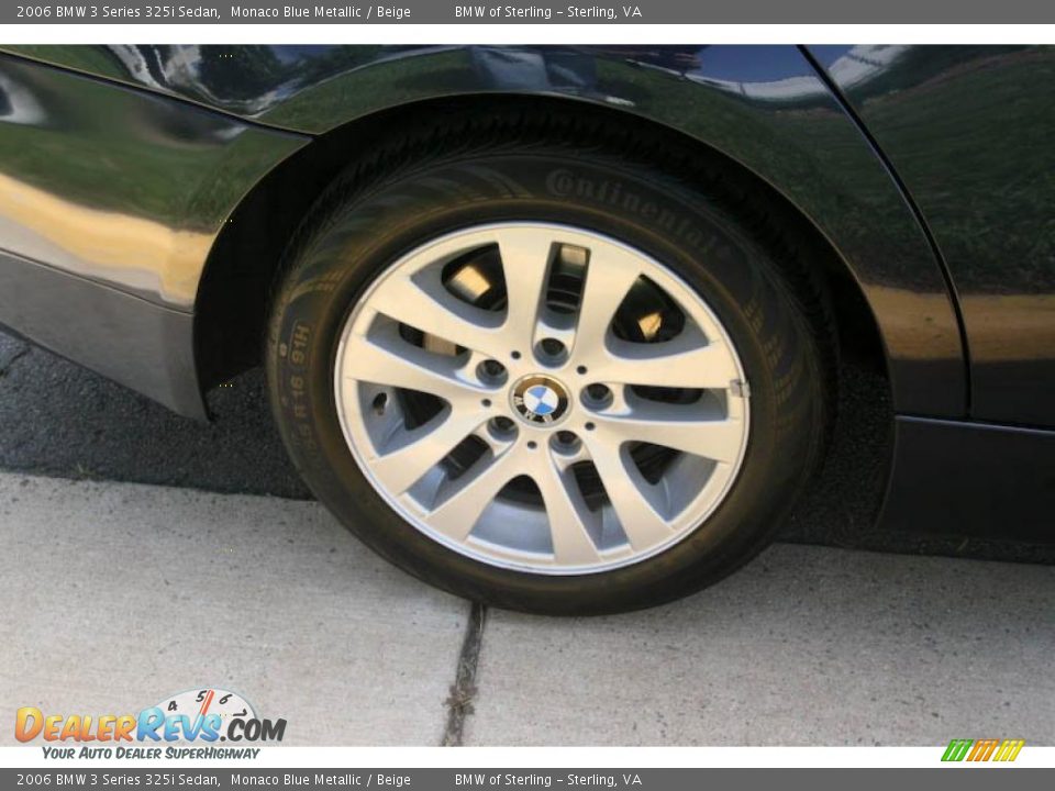 2006 BMW 3 Series 325i Sedan Monaco Blue Metallic / Beige Photo #21