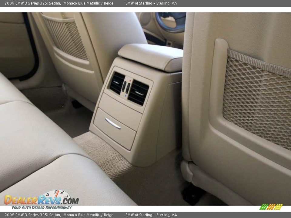 2006 BMW 3 Series 325i Sedan Monaco Blue Metallic / Beige Photo #23