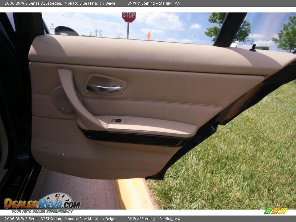 2006 BMW 3 Series 325i Sedan Monaco Blue Metallic / Beige Photo #24