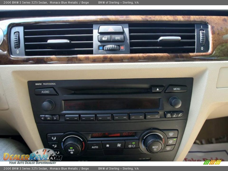 2006 BMW 3 Series 325i Sedan Monaco Blue Metallic / Beige Photo #29