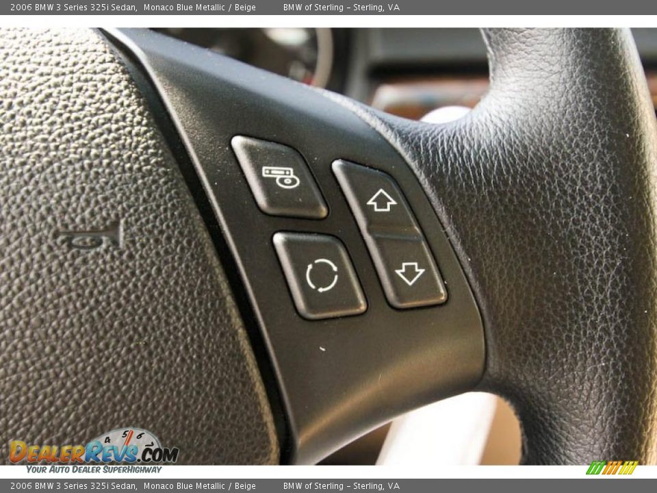2006 BMW 3 Series 325i Sedan Monaco Blue Metallic / Beige Photo #32