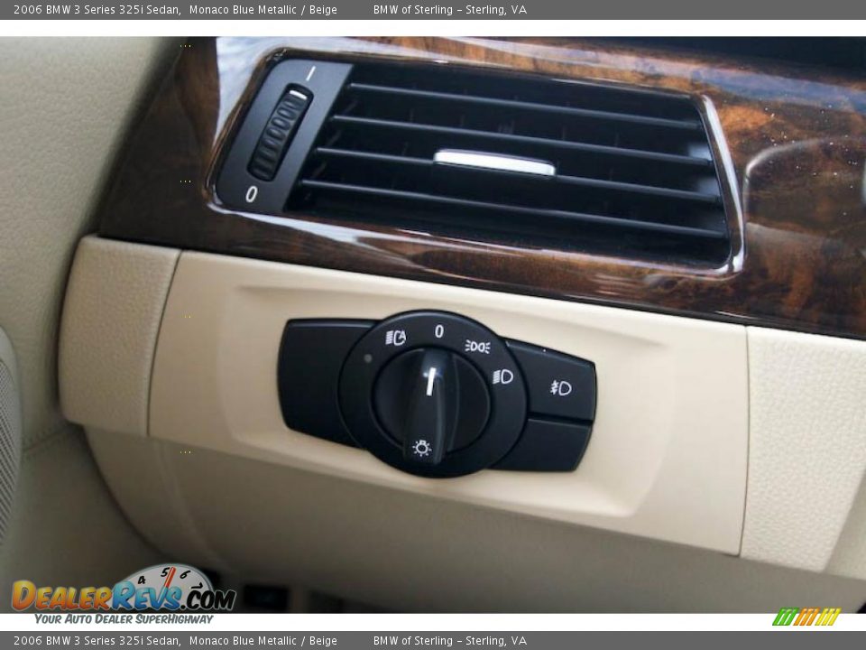 2006 BMW 3 Series 325i Sedan Monaco Blue Metallic / Beige Photo #34