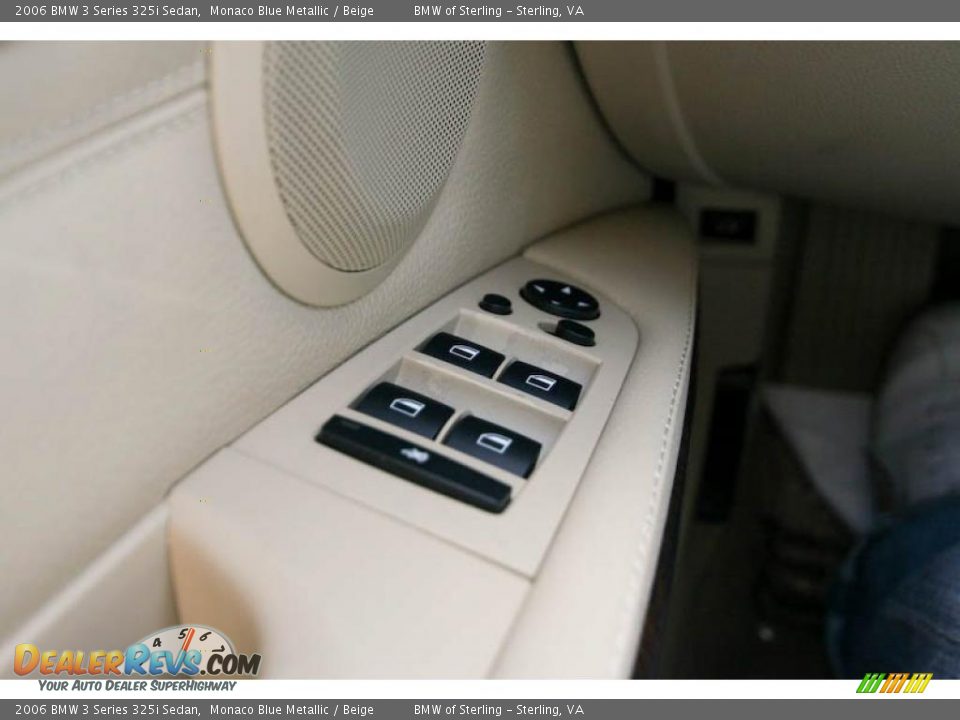 2006 BMW 3 Series 325i Sedan Monaco Blue Metallic / Beige Photo #35