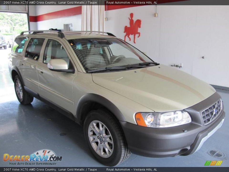 2007 Volvo XC70 AWD Cross Country Lunar Gold Metallic / Taupe Photo #1