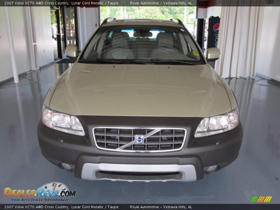 2007 Volvo XC70 AWD Cross Country Lunar Gold Metallic / Taupe Photo #2