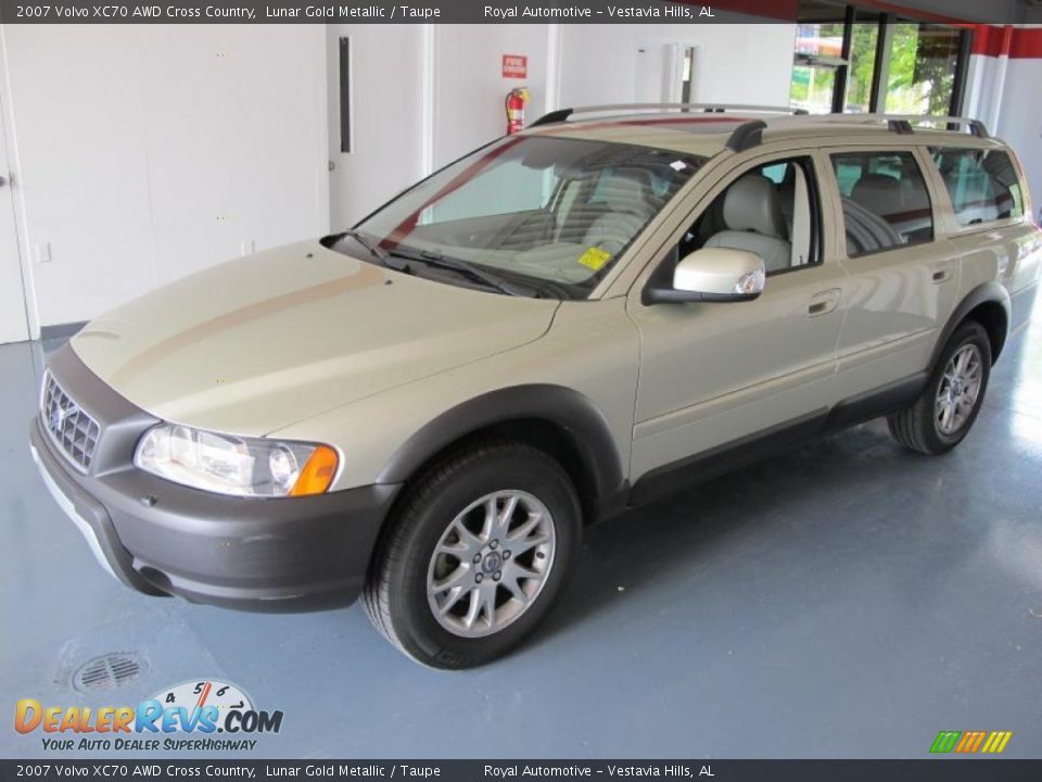 2007 Volvo XC70 AWD Cross Country Lunar Gold Metallic / Taupe Photo #3