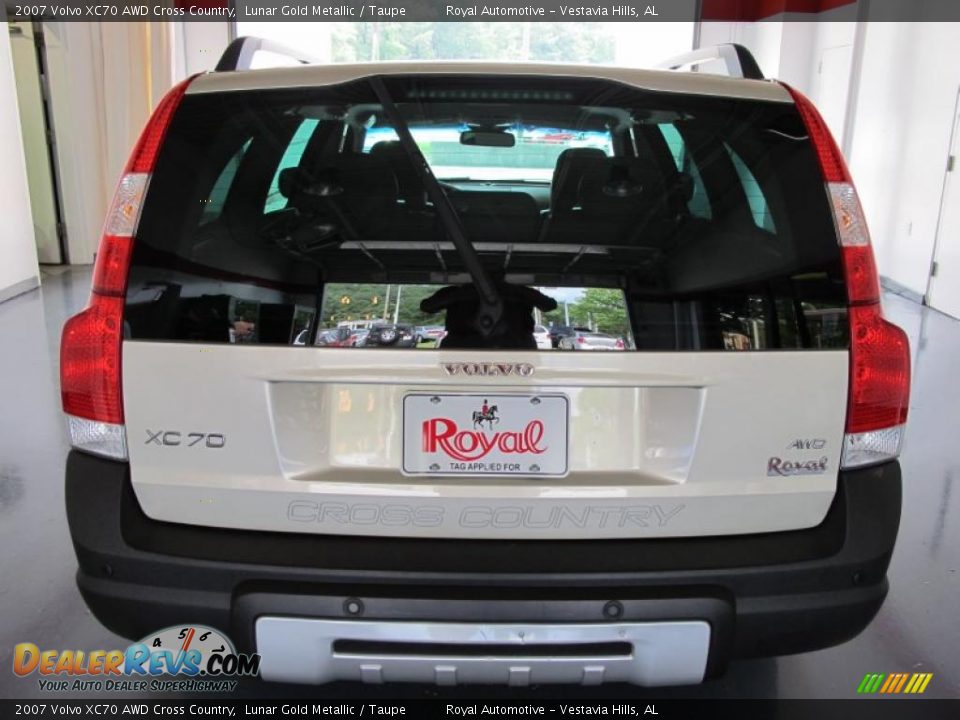 2007 Volvo XC70 AWD Cross Country Lunar Gold Metallic / Taupe Photo #5