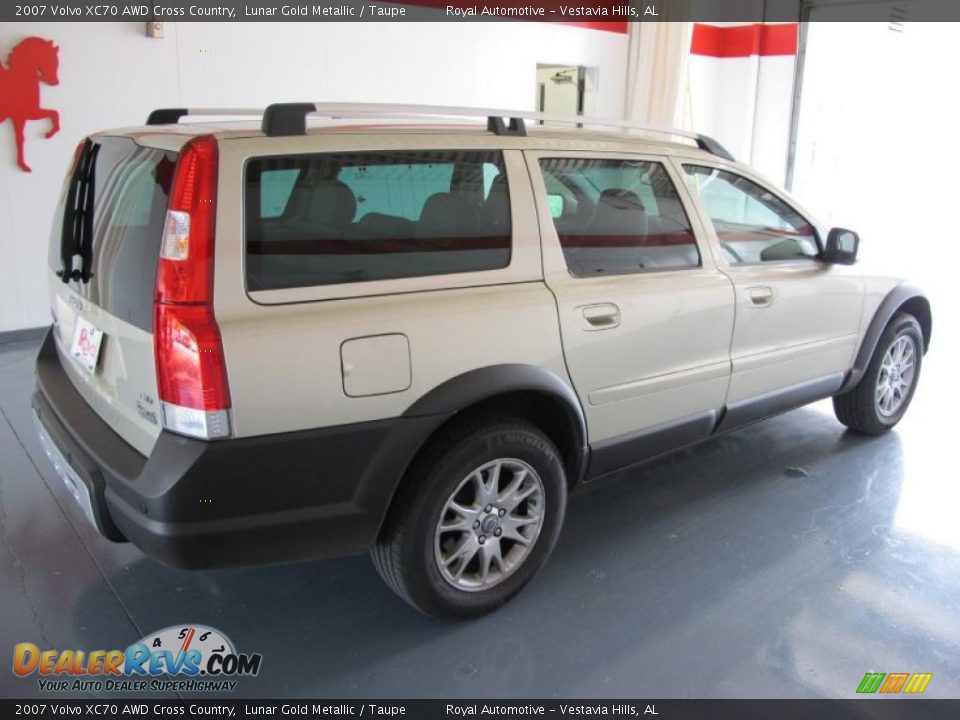 2007 Volvo XC70 AWD Cross Country Lunar Gold Metallic / Taupe Photo #6