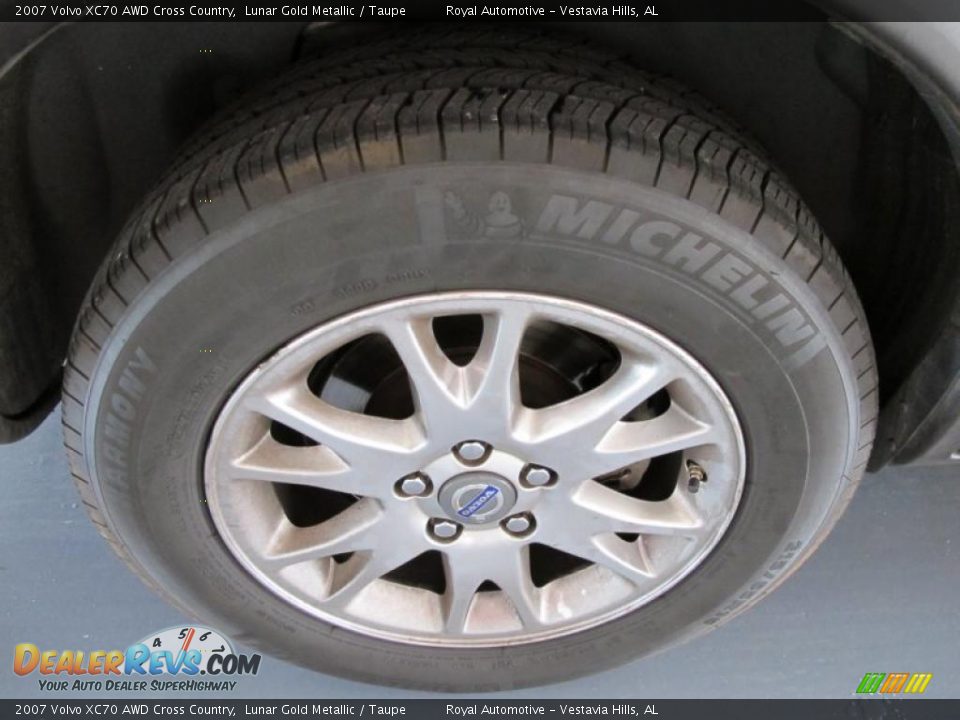 2007 Volvo XC70 AWD Cross Country Lunar Gold Metallic / Taupe Photo #7