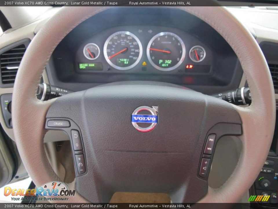 2007 Volvo XC70 AWD Cross Country Lunar Gold Metallic / Taupe Photo #14