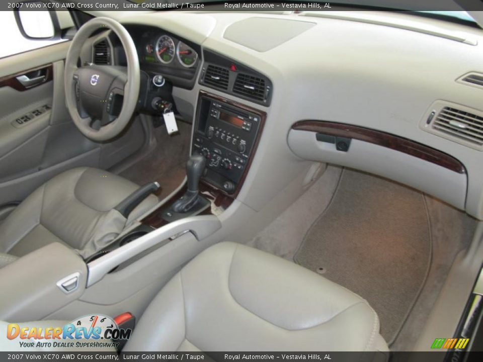 2007 Volvo XC70 AWD Cross Country Lunar Gold Metallic / Taupe Photo #27
