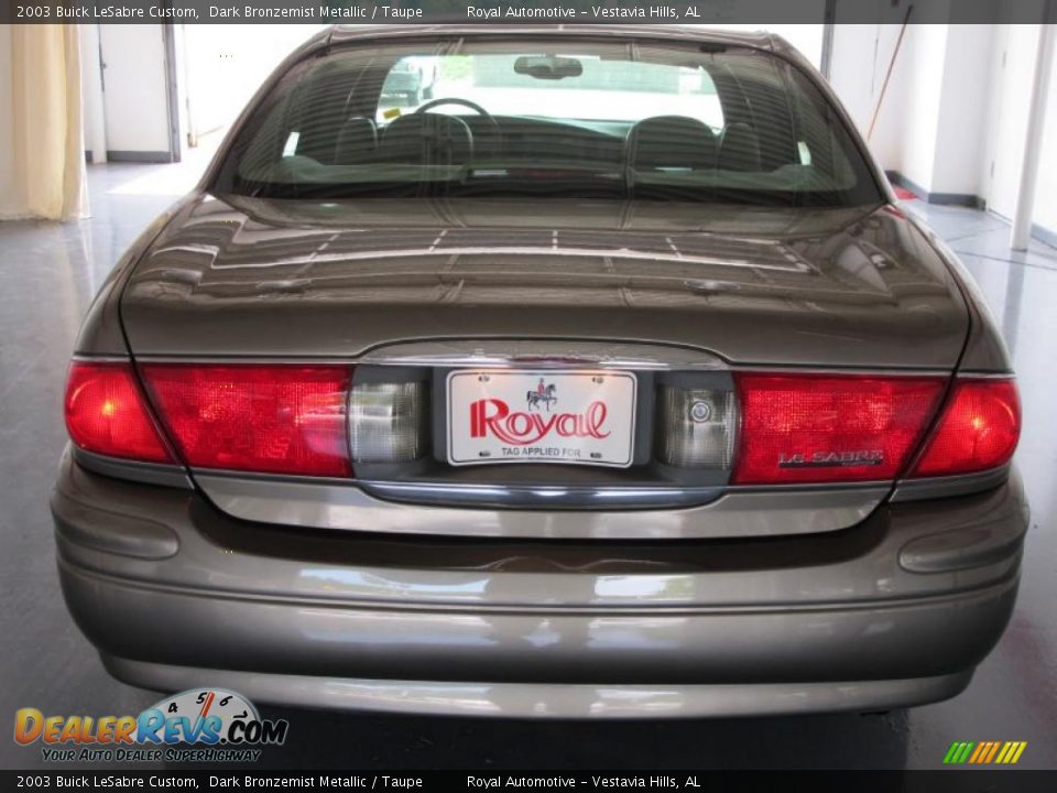 2003 Buick LeSabre Custom Dark Bronzemist Metallic / Taupe Photo #5