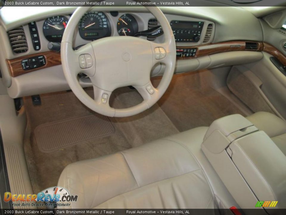 2003 Buick LeSabre Custom Dark Bronzemist Metallic / Taupe Photo #12