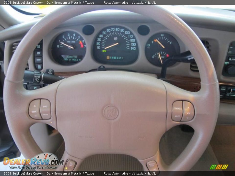 2003 Buick LeSabre Custom Dark Bronzemist Metallic / Taupe Photo #14