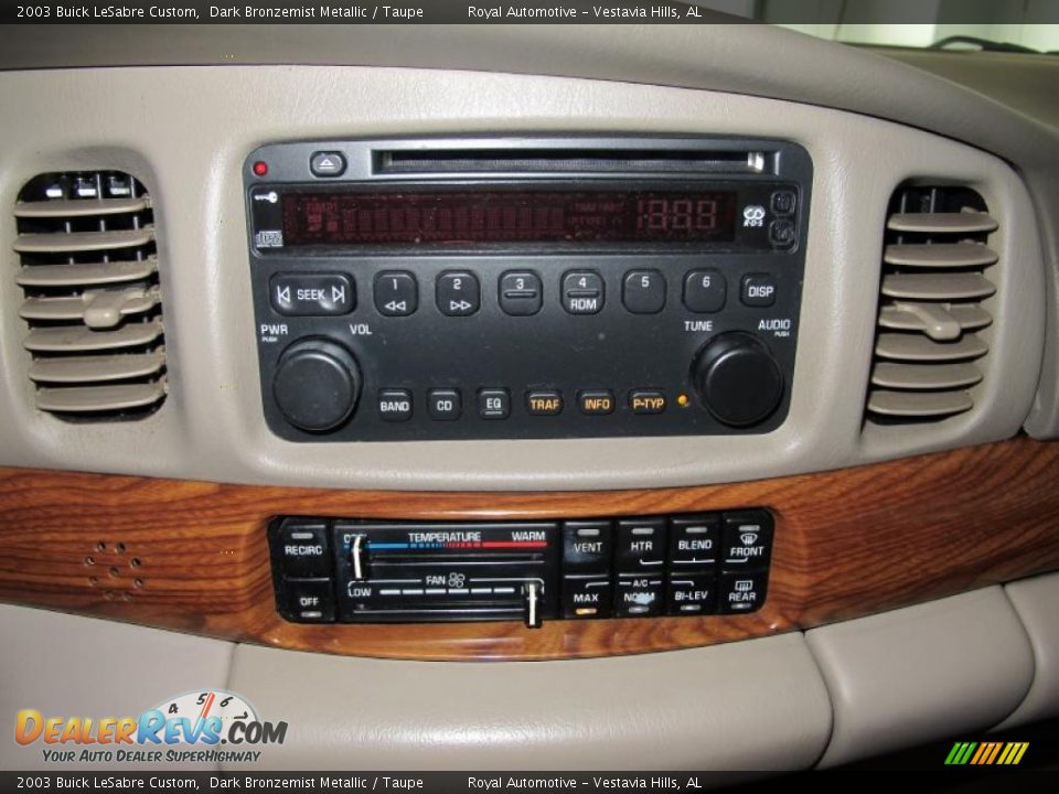 2003 Buick LeSabre Custom Dark Bronzemist Metallic / Taupe Photo #16