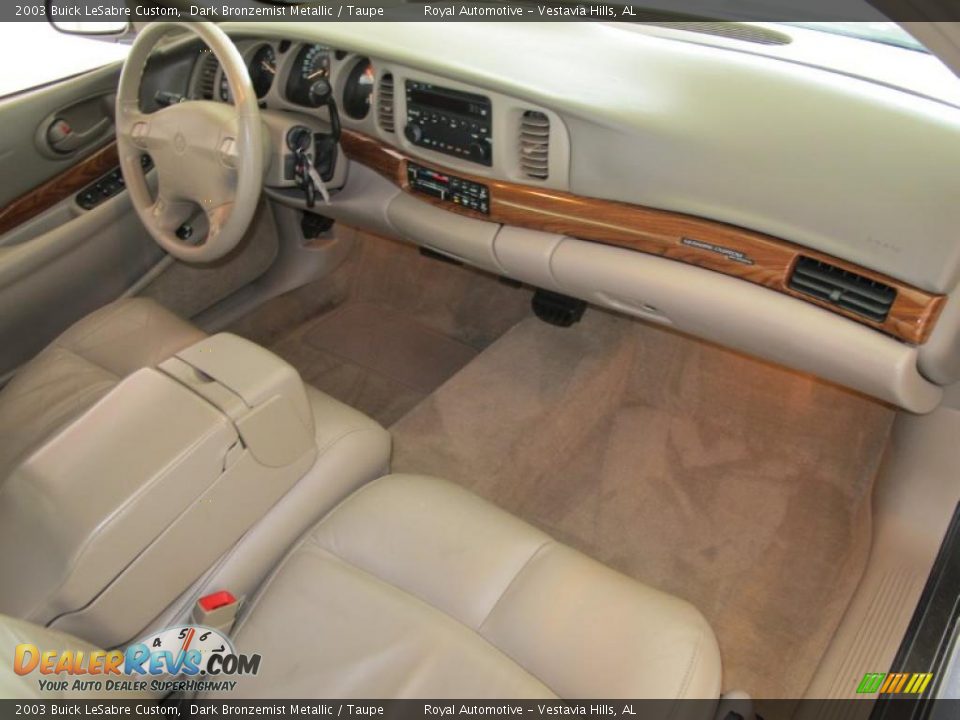 2003 Buick LeSabre Custom Dark Bronzemist Metallic / Taupe Photo #26