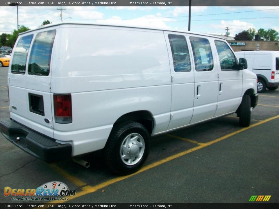 2008 Ford E Series Van E150 Cargo Oxford White / Medium Flint Photo #4