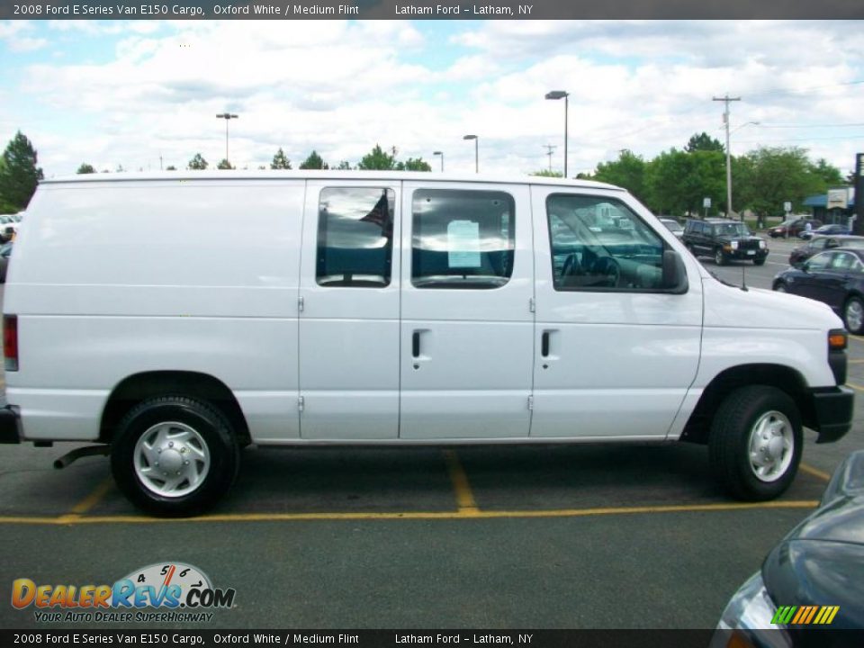 2008 Ford E Series Van E150 Cargo Oxford White / Medium Flint Photo #5