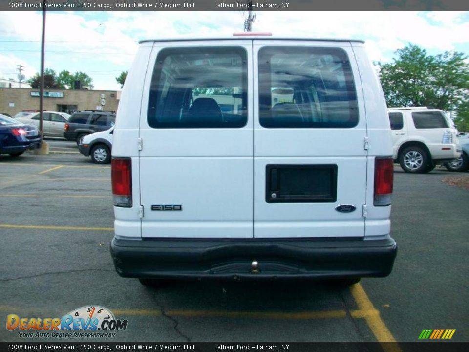 2008 Ford E Series Van E150 Cargo Oxford White / Medium Flint Photo #13