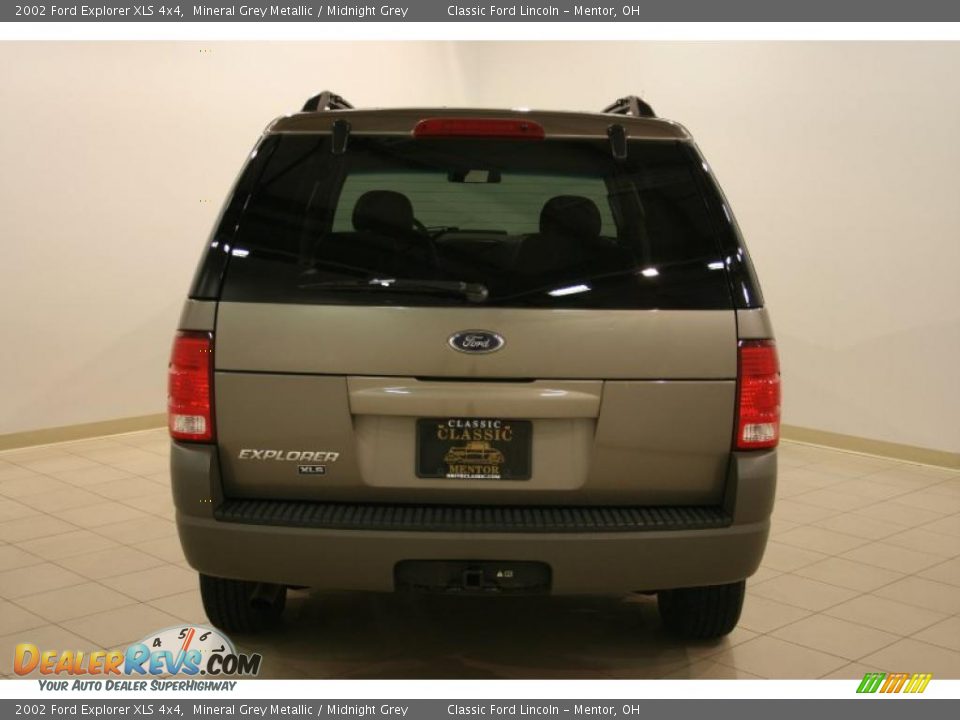 2002 Ford Explorer XLS 4x4 Mineral Grey Metallic / Midnight Grey Photo #6