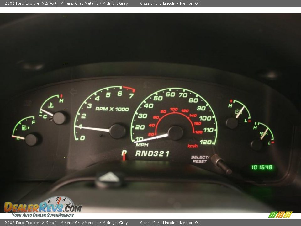 2002 Ford Explorer XLS 4x4 Mineral Grey Metallic / Midnight Grey Photo #11