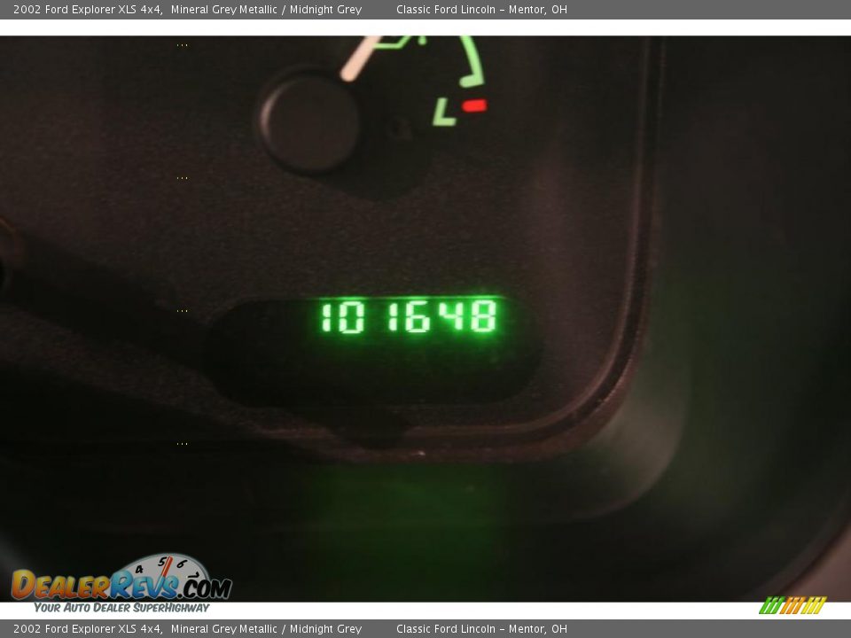 2002 Ford Explorer XLS 4x4 Mineral Grey Metallic / Midnight Grey Photo #12