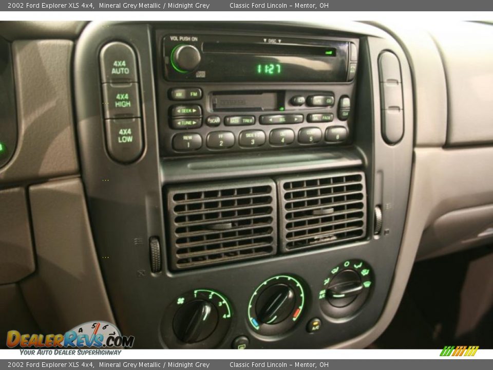 2002 Ford Explorer XLS 4x4 Mineral Grey Metallic / Midnight Grey Photo #13