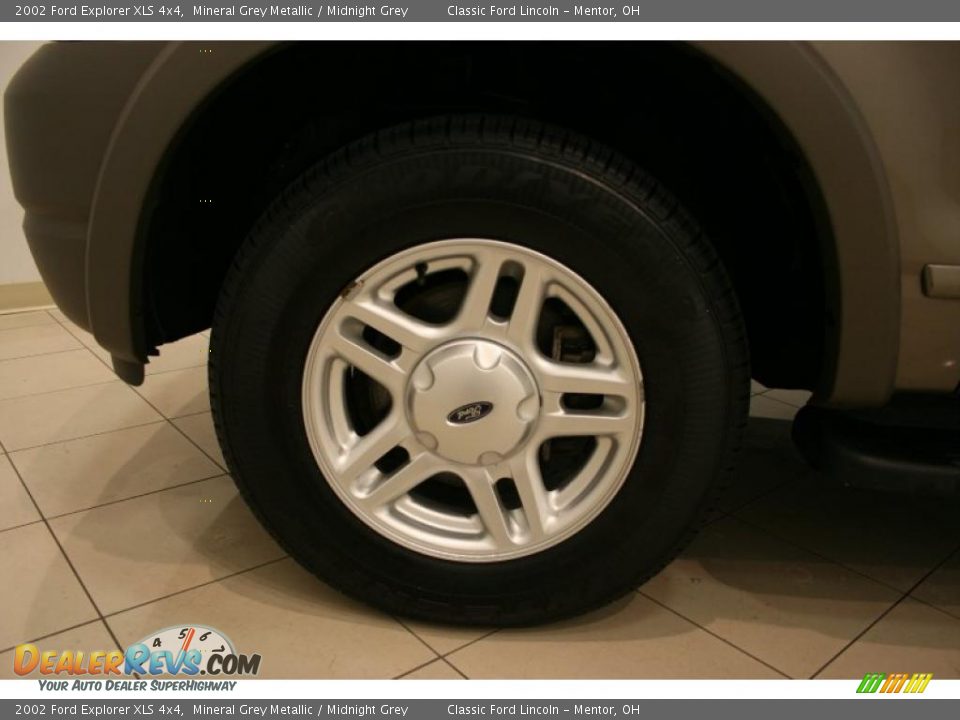 2002 Ford Explorer XLS 4x4 Mineral Grey Metallic / Midnight Grey Photo #20