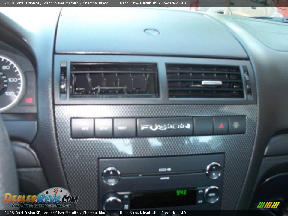 2008 Ford Fusion SE Vapor Silver Metallic / Charcoal Black Photo #10