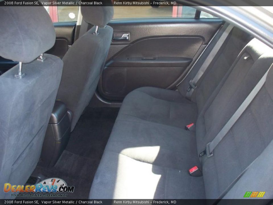 2008 Ford Fusion SE Vapor Silver Metallic / Charcoal Black Photo #18