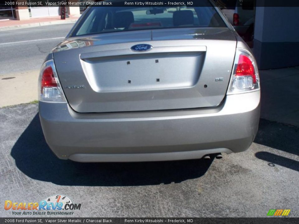 2008 Ford Fusion SE Vapor Silver Metallic / Charcoal Black Photo #23