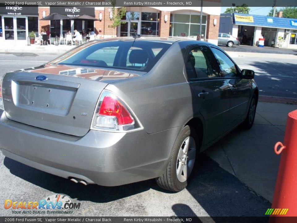 2008 Ford Fusion SE Vapor Silver Metallic / Charcoal Black Photo #24