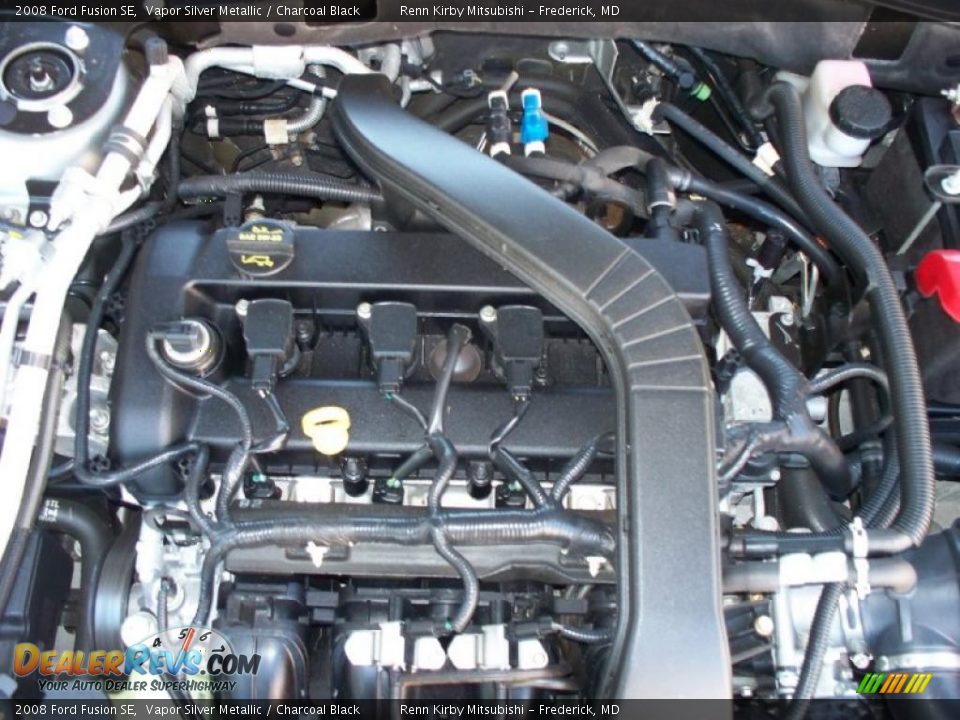 2008 Ford Fusion SE Vapor Silver Metallic / Charcoal Black Photo #25