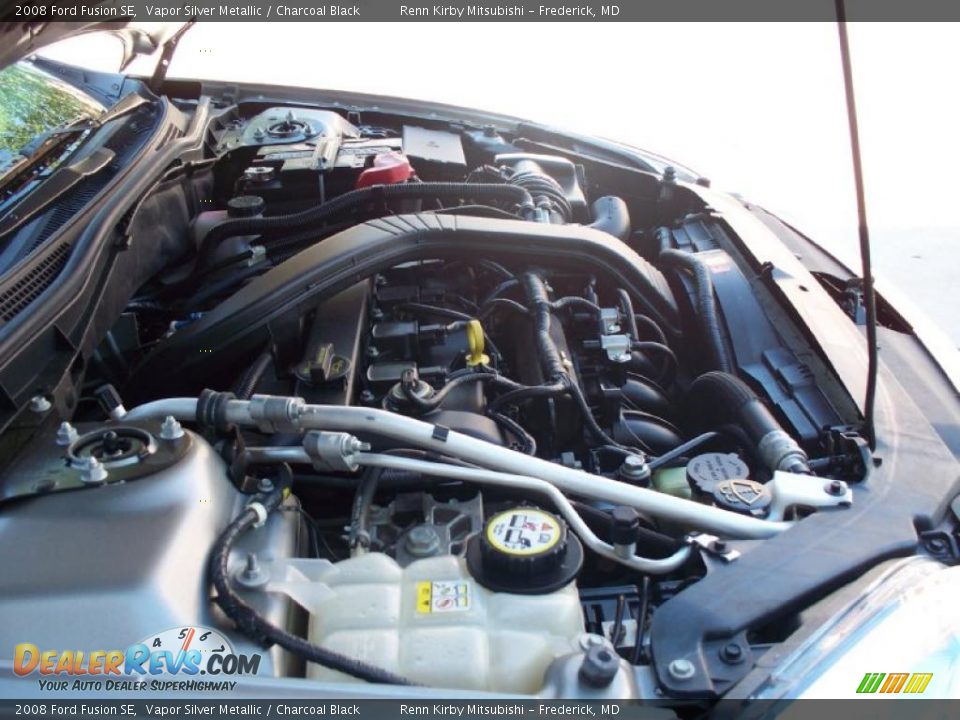 2008 Ford Fusion SE Vapor Silver Metallic / Charcoal Black Photo #26