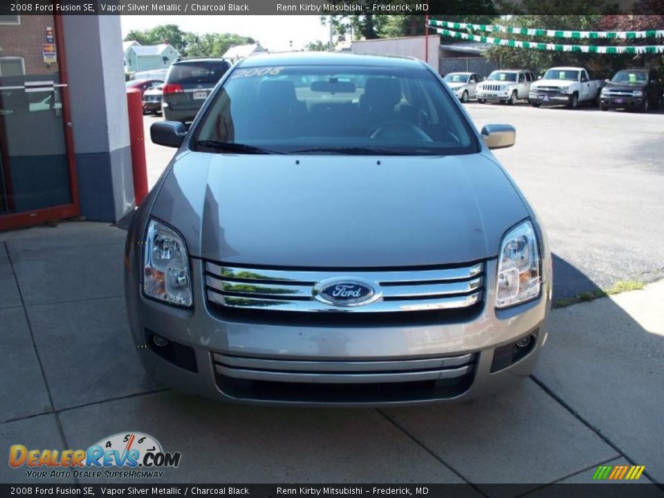2008 Ford Fusion SE Vapor Silver Metallic / Charcoal Black Photo #28