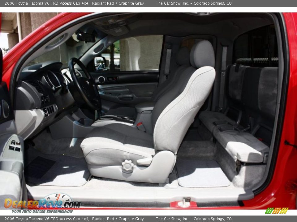 2006 Toyota Tacoma V6 TRD Access Cab 4x4 Radiant Red / Graphite Gray Photo #6