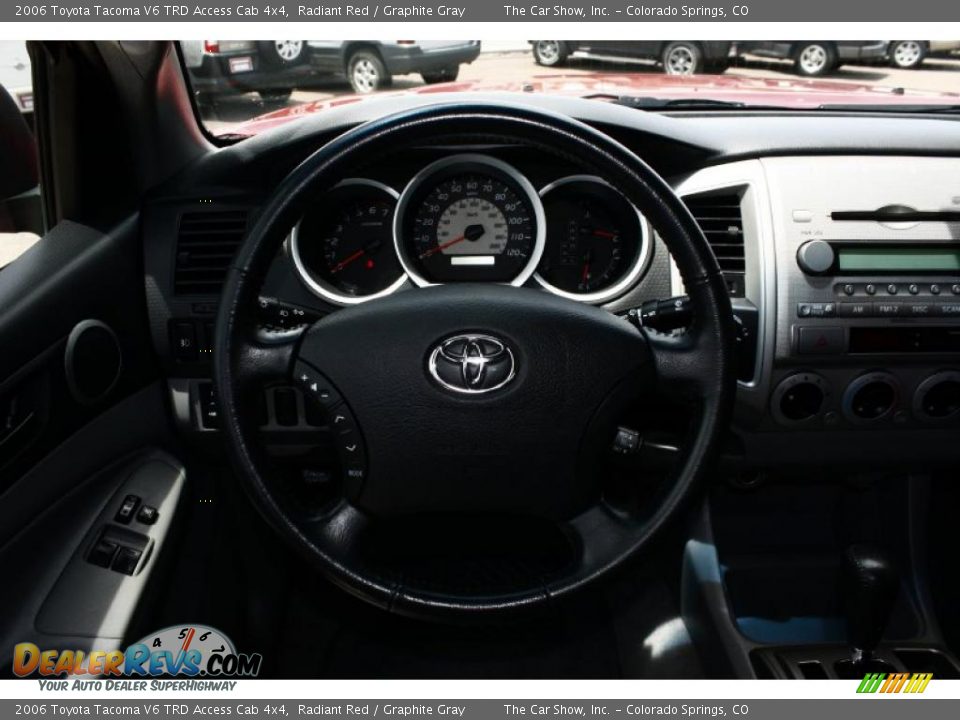 2006 Toyota Tacoma V6 TRD Access Cab 4x4 Radiant Red / Graphite Gray Photo #8