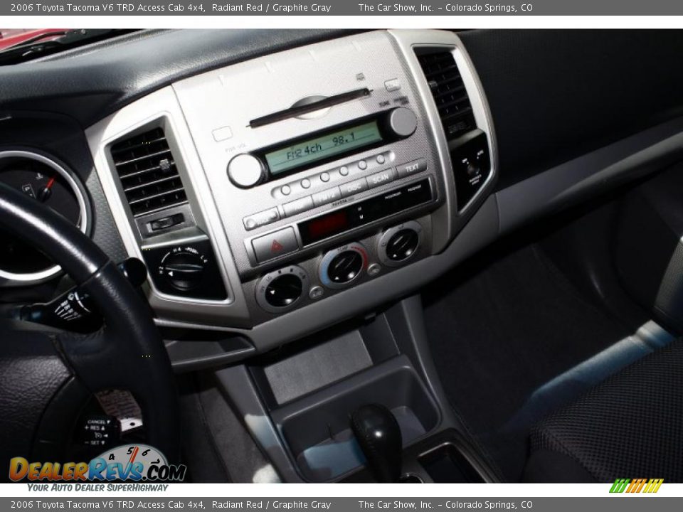 2006 Toyota Tacoma V6 TRD Access Cab 4x4 Radiant Red / Graphite Gray Photo #11