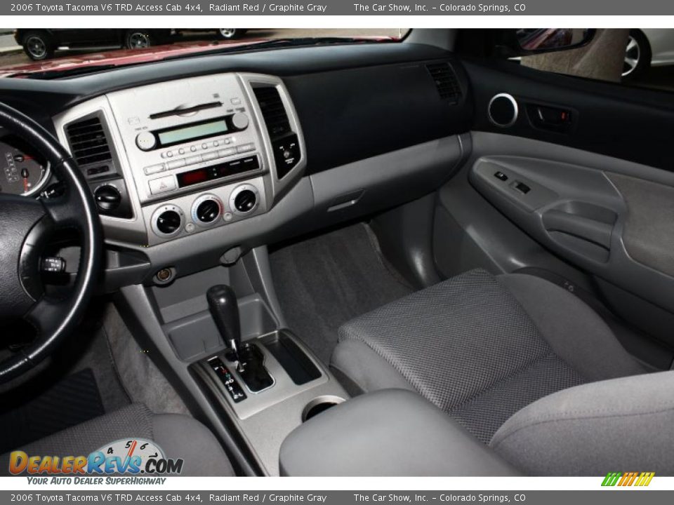 2006 Toyota Tacoma V6 TRD Access Cab 4x4 Radiant Red / Graphite Gray Photo #13