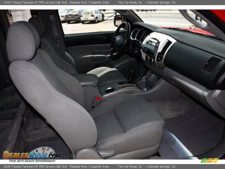 2006 Toyota Tacoma V6 TRD Access Cab 4x4 Radiant Red / Graphite Gray Photo #14