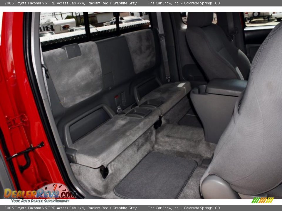 2006 Toyota Tacoma V6 TRD Access Cab 4x4 Radiant Red / Graphite Gray Photo #15