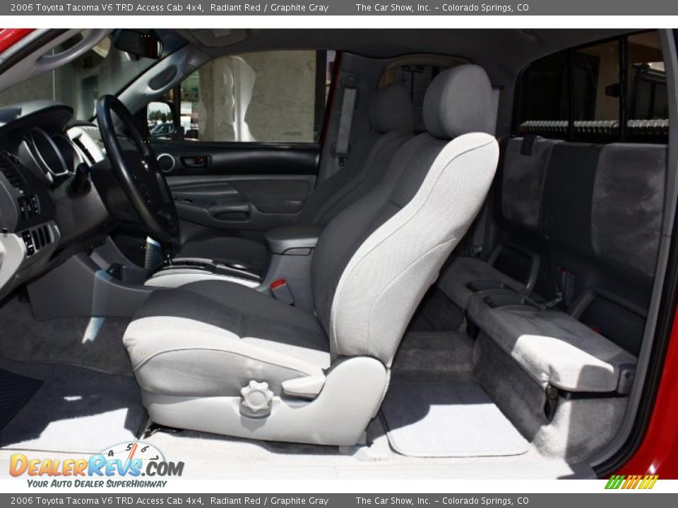 2006 Toyota Tacoma V6 TRD Access Cab 4x4 Radiant Red / Graphite Gray Photo #16