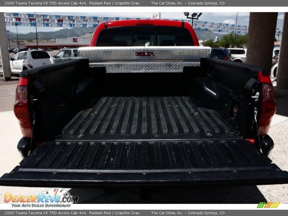 2006 Toyota Tacoma V6 TRD Access Cab 4x4 Radiant Red / Graphite Gray Photo #25