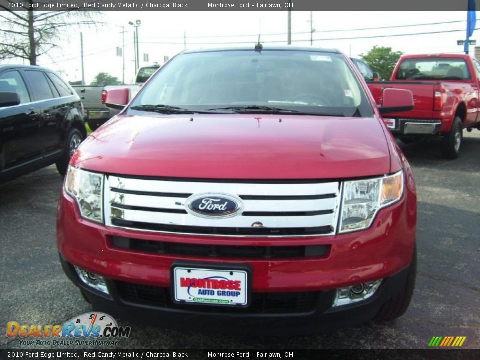 2010 Ford Edge Limited Red Candy Metallic / Charcoal Black Photo #2