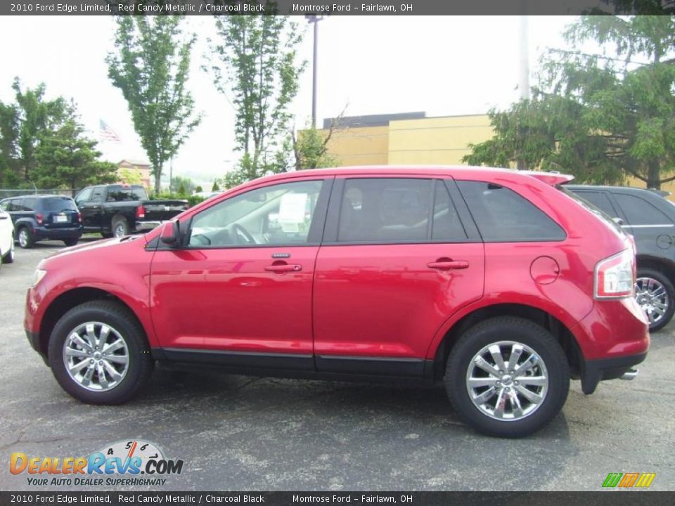 2010 Ford Edge Limited Red Candy Metallic / Charcoal Black Photo #4
